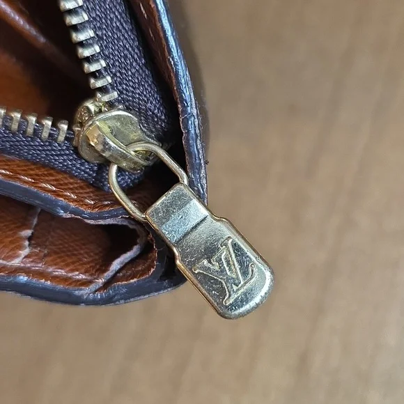 Louis Vuitton Monogram Compact Zip Wallet Cardholder in Brown and Gold - Picture 13 of 15